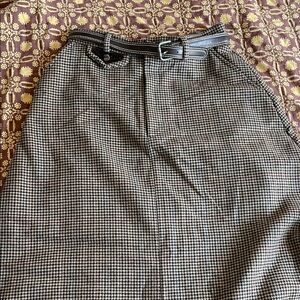 Ralph Lauren Houndstooth Skirt